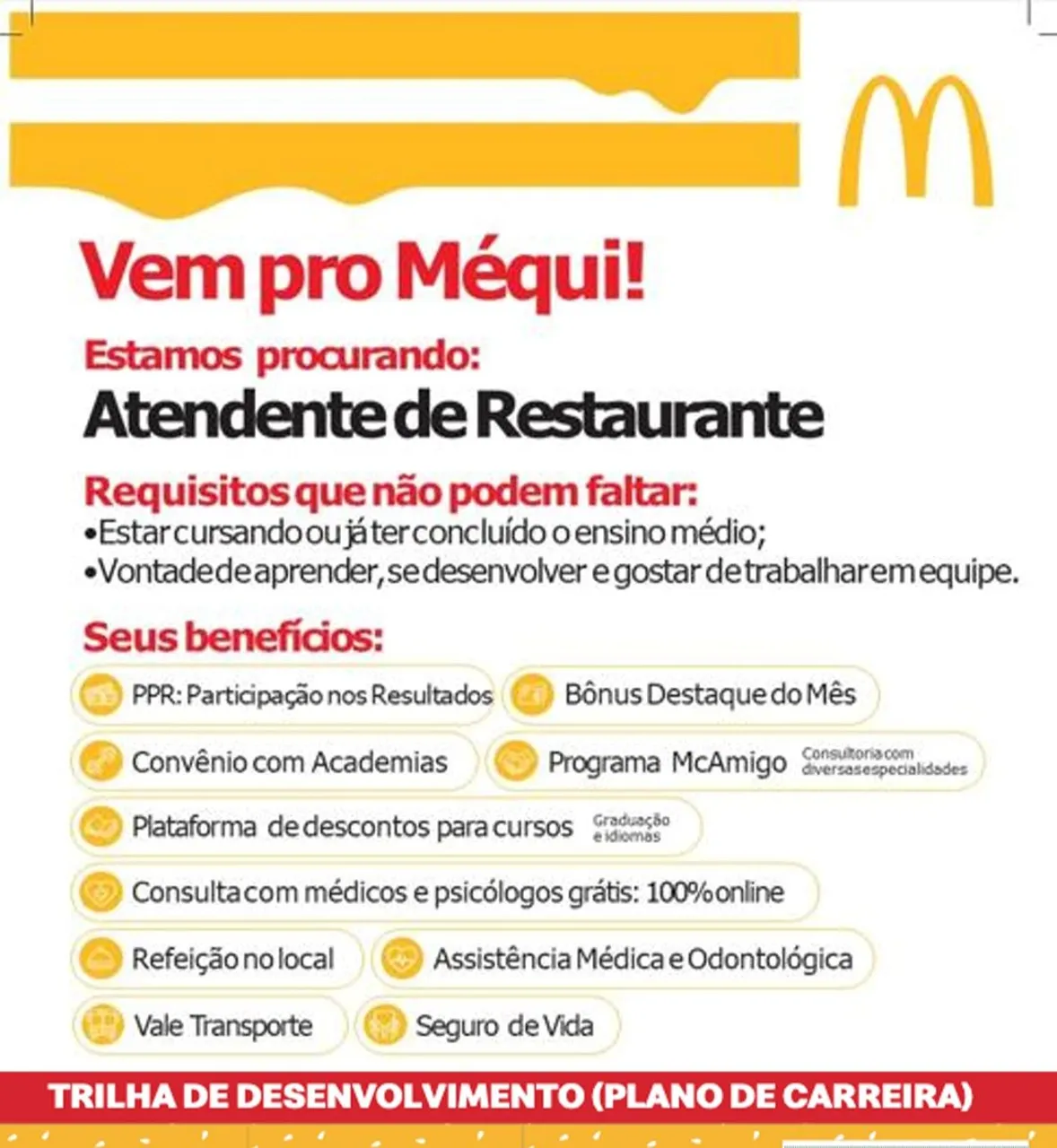 Vagas de Emprego Centro de BH.