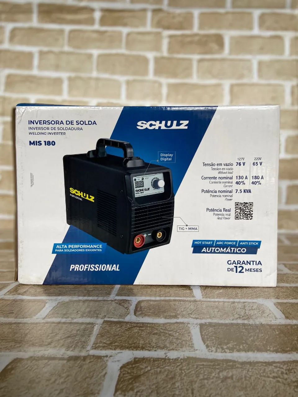 Maquina de Solda Inversora Profissional 180A - Schulz