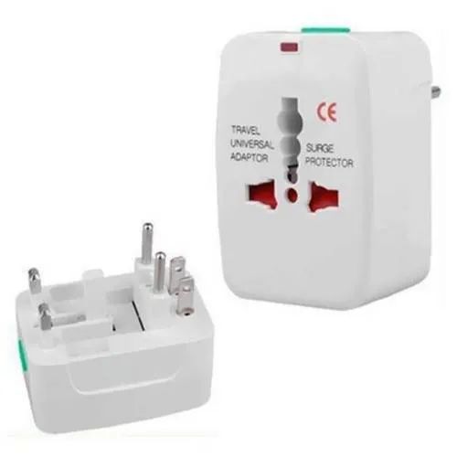 Adaptador Universal de Viagem Internacional - Tomada Europeia - Loja COimbra COmputadores  - Foto 4