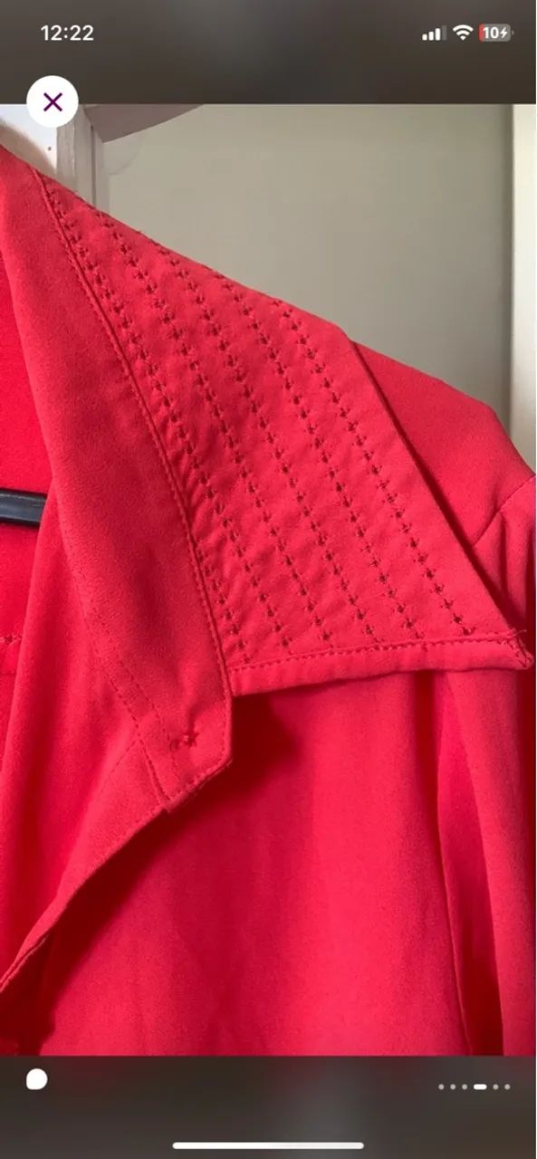Camisa vermelha marca Maria Valentina - Foto 2