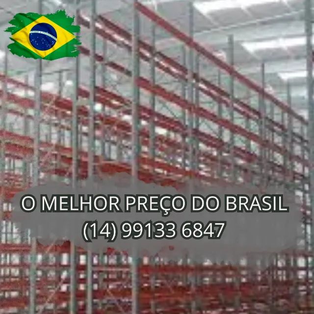 ESTRUTURA EM AÇO P/ ESTOQUE