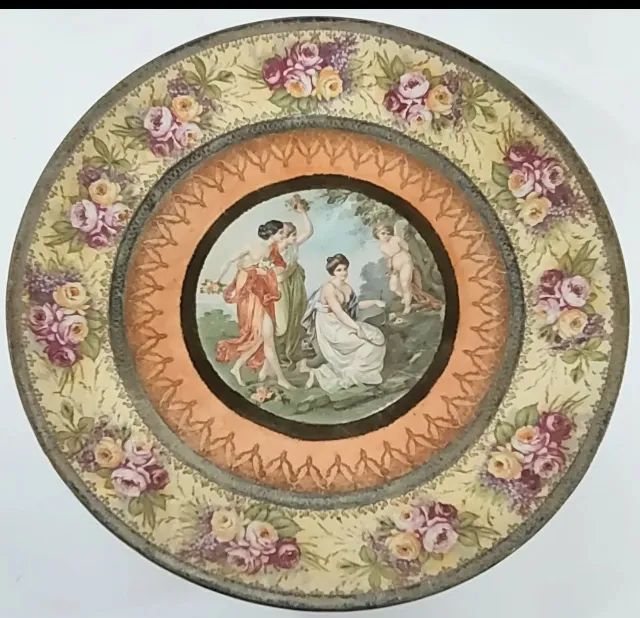 Antigo Prato Porcelana Royal Viena-marca Colmeia - Vintage - Foto 2