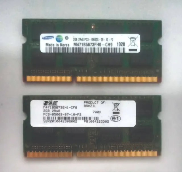 Memórias Notebook