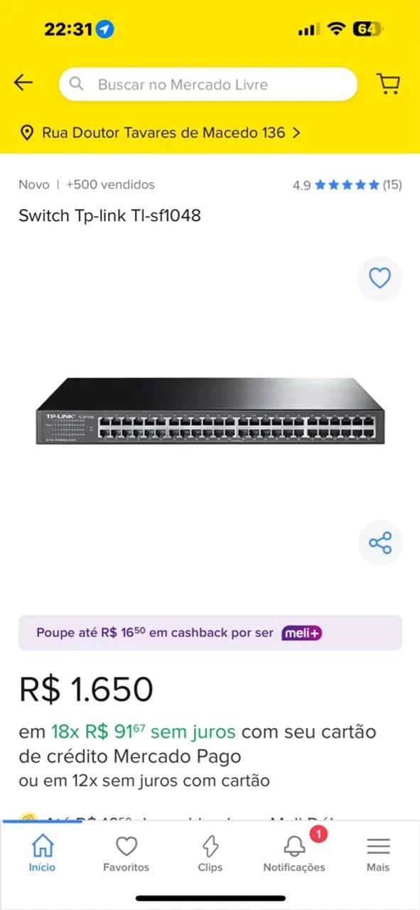 Switch Tp-link Tl-sf1048 - Foto 5