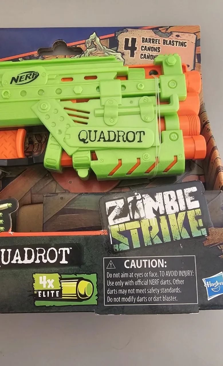 Nerf Lança Dardos Elite Quadrot - Foto 4