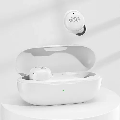 Fone Qcy T17 Bluetooth 5.1 Modo Game E Cancelamento De Ruído Cor Branco - Foto 2