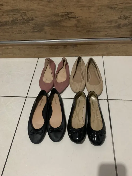 Sapatilhas Femininas 4 Pares