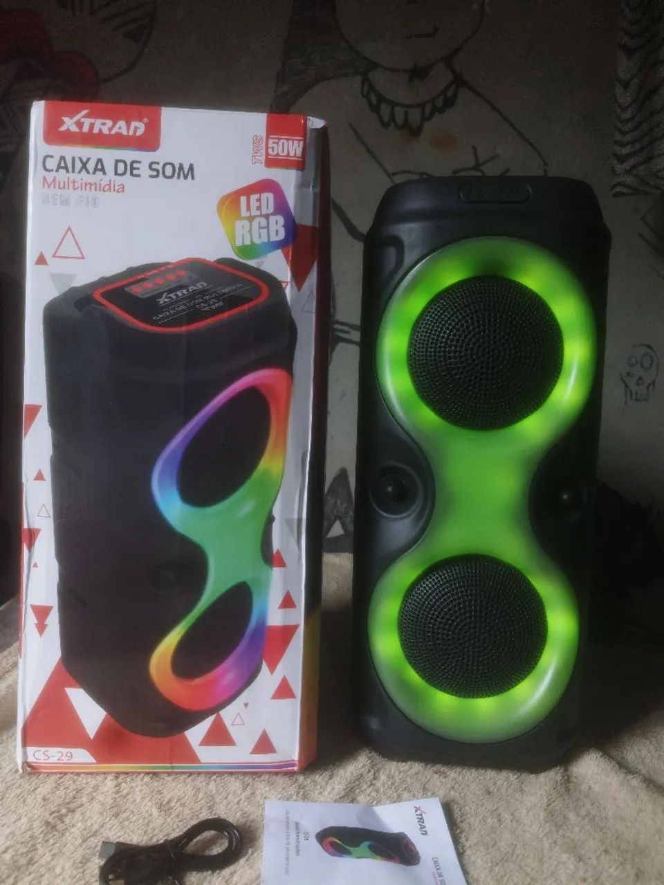 Caixa de som Bluetooth 64396800827521121