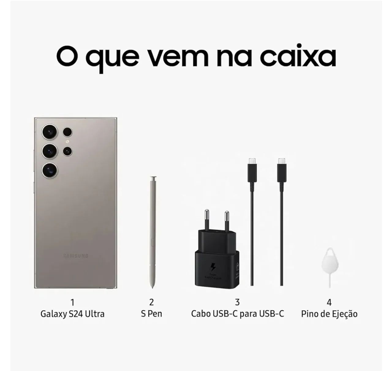 S24 Ultra, 512GB, CAIXA ABERTA. 