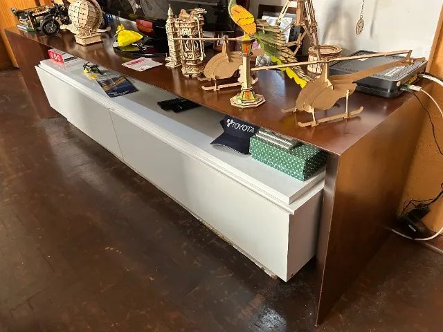 Rack with panel - solid wood64352542882049120