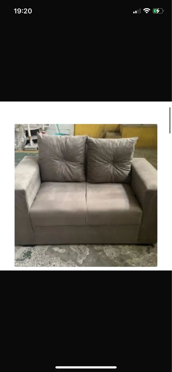 Sof á de 2 lugares apenas 380,00 - Foto 2