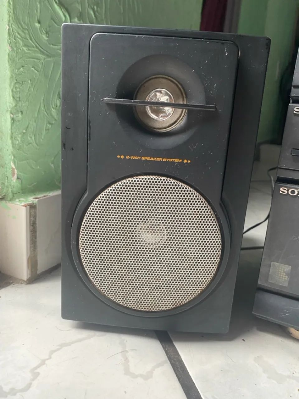 Som retrô funcionando perfeitamente Sony e toca-fitas, AM E FM ENTRADA AUXILIAR - Foto 5