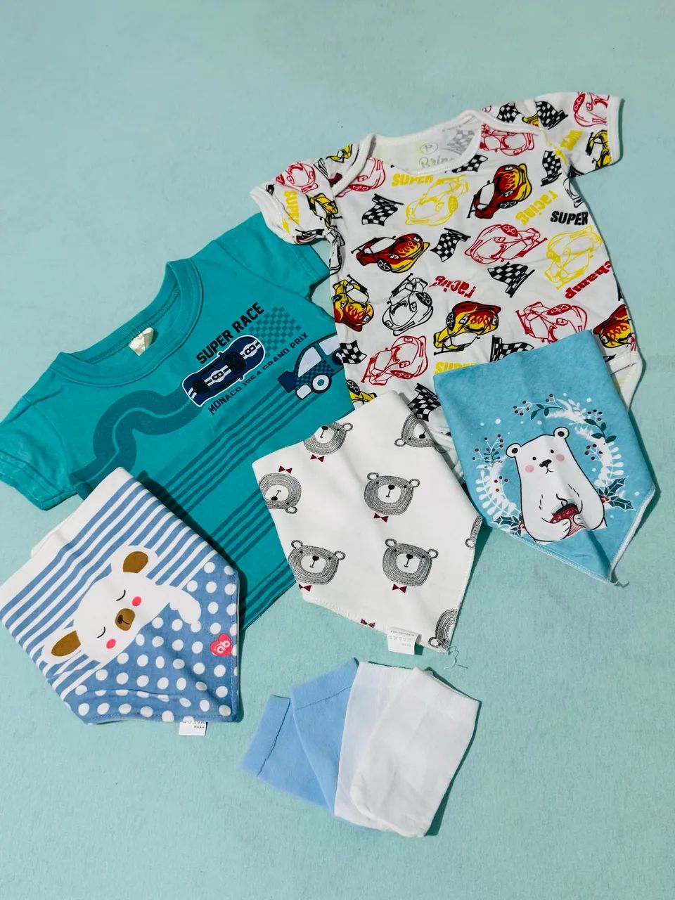 Lote de roupas usadas para bebê - menino  - Foto 2
