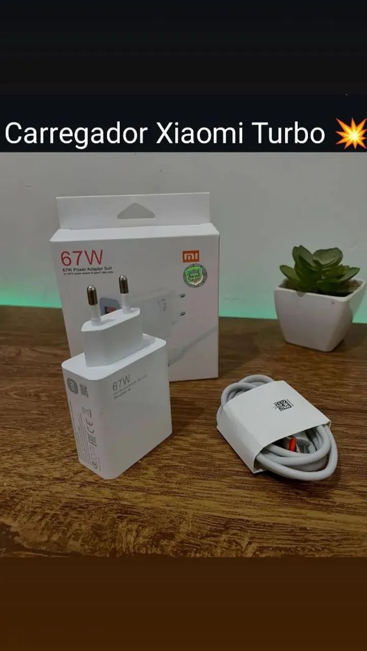 Carregador Xiaomi Turbo 67W Original