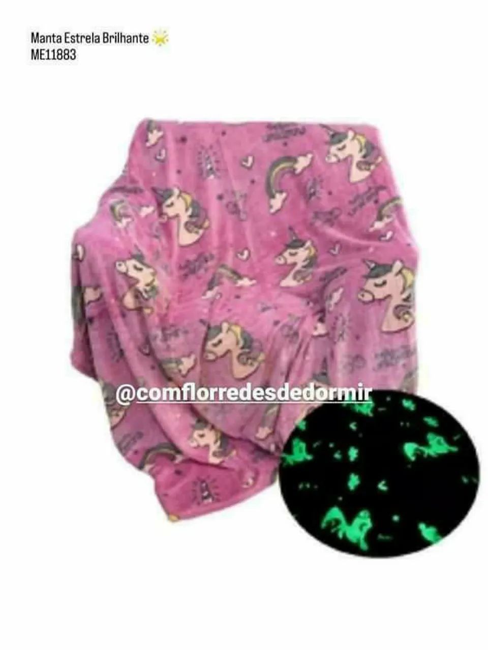 Manta Estrela Brilhante - Aconchegante - Entrega Grátis  - Foto 2