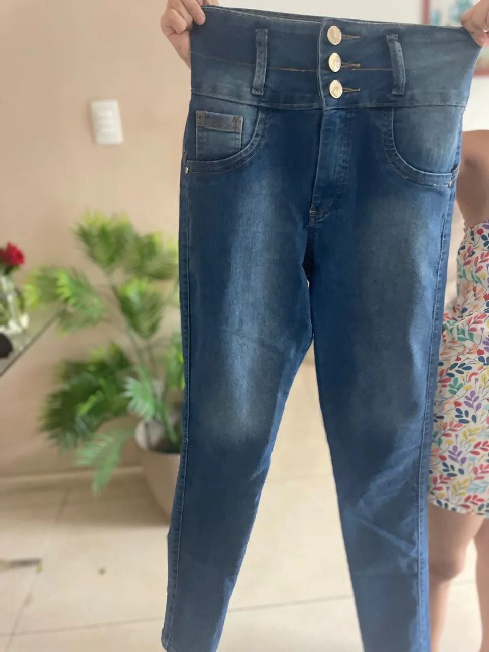 Calça Jeans cintura alta
