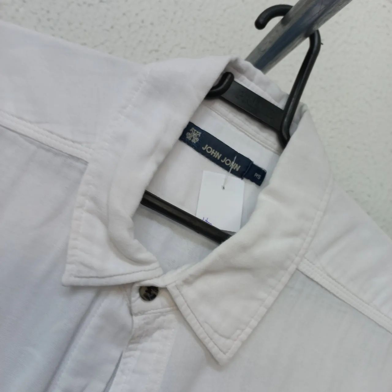 Camisa John John Branca - Tamanho M - Foto 3