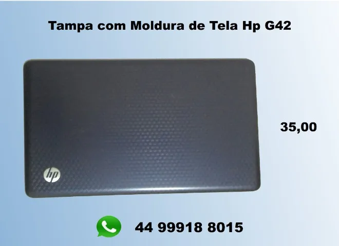 Tampa com Moldura de Tela Hp G42