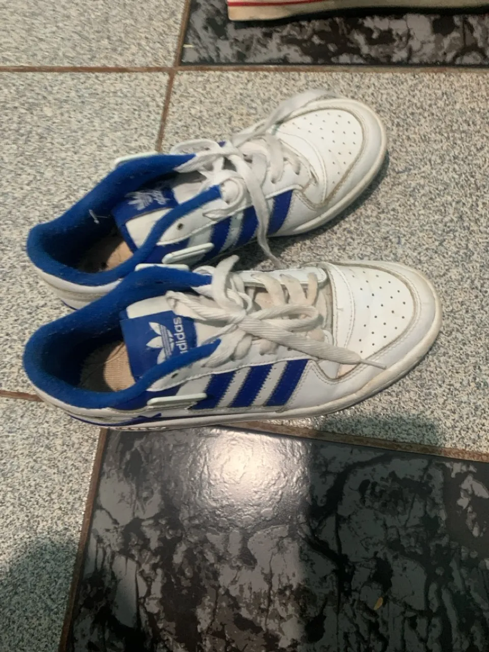 Adidas Forum Low Azul e Branco