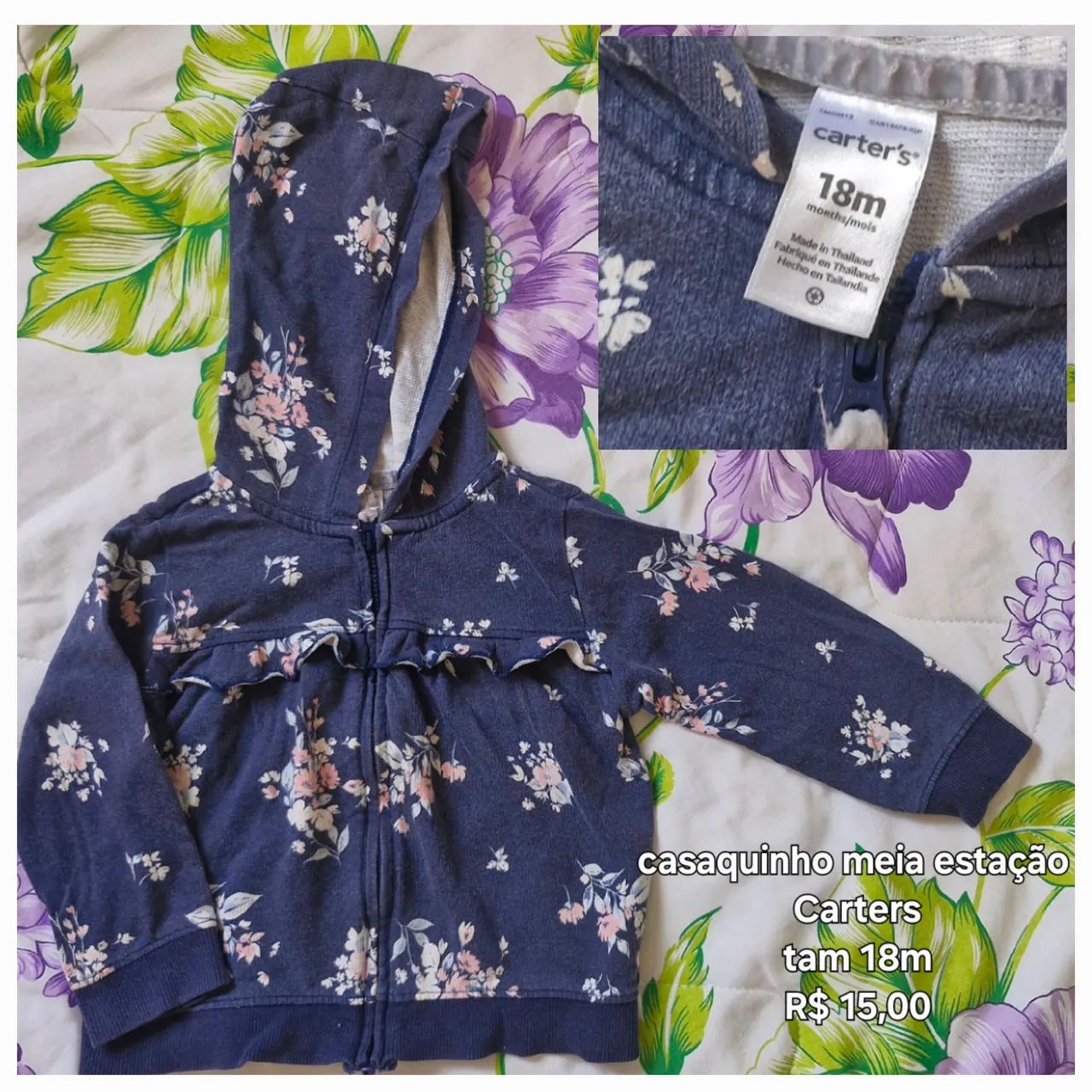 Casaquinho Carter's 18 meses - Meia Estação