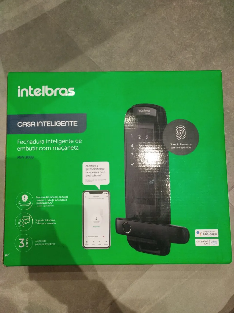 Fechadura Inteligente Intelbras MFV 3000