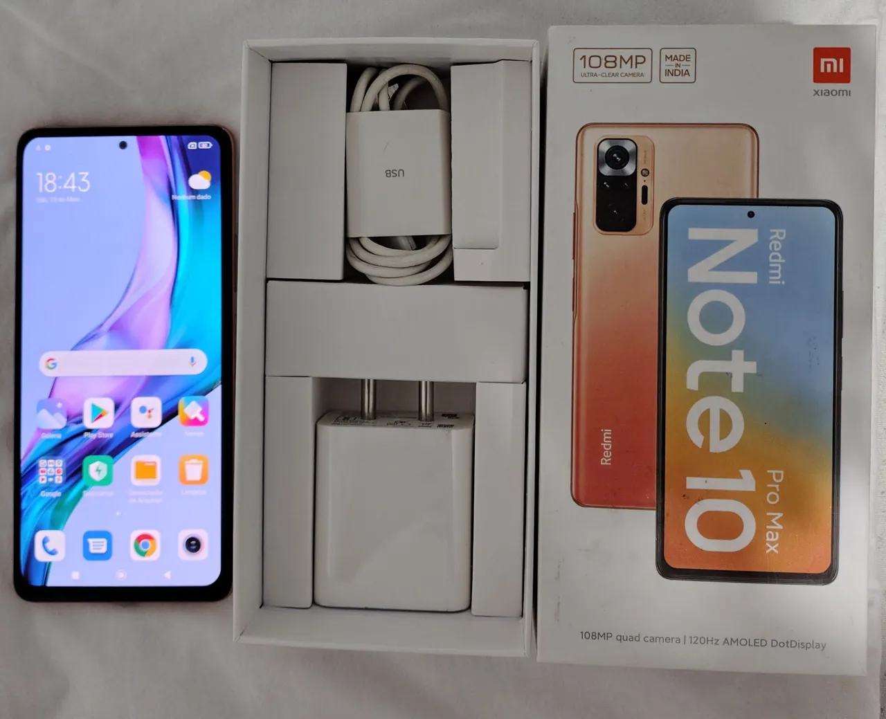 Redmi Note 10 pro Max 6gb 128gb