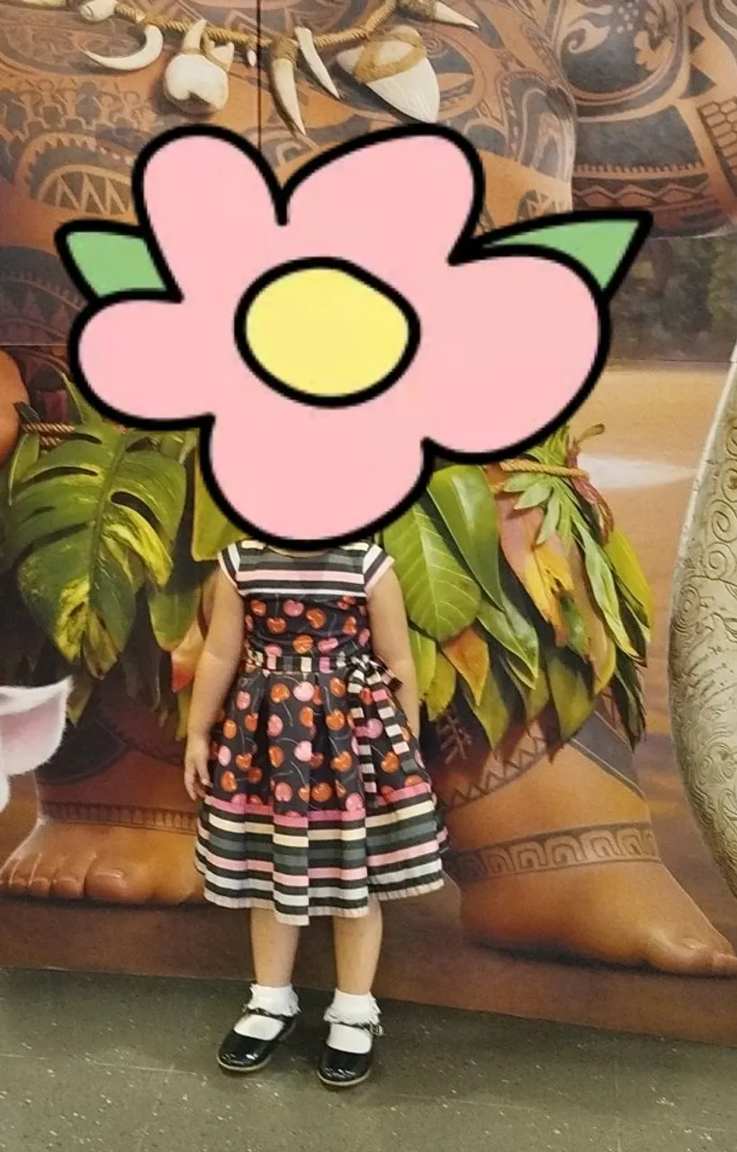 Vestido infantil estampado