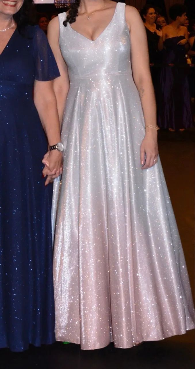 Vestido formatura brilhante - Foto 2