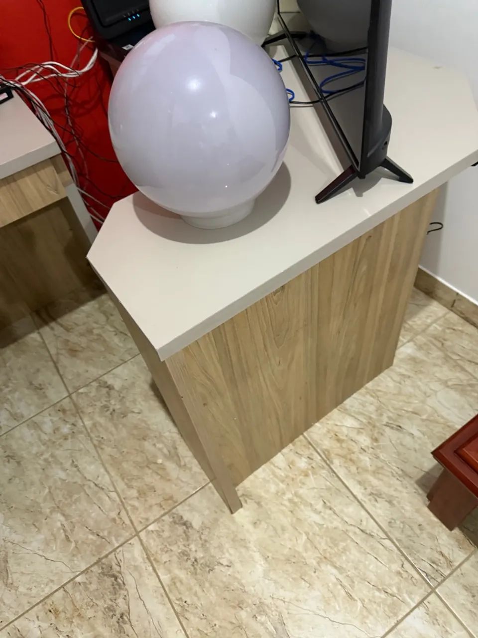 Conjunto de 2 mesas para computador/escritório - MDF, modular - Foto 5