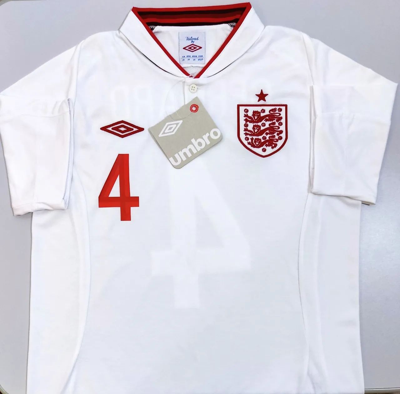 Camisa de Futebol Inglaterra 2012 - Umbro - Nova
