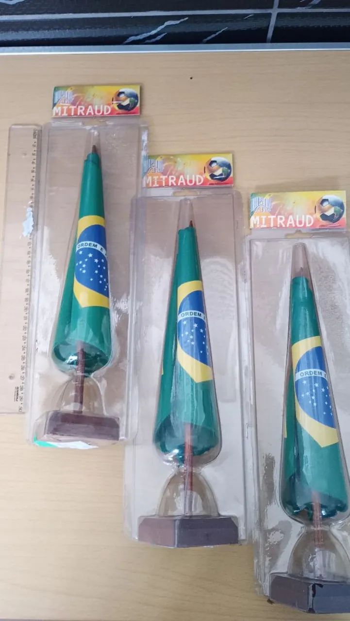 Bandeira do Brasil Mitraud 30 cm - Foto 2
