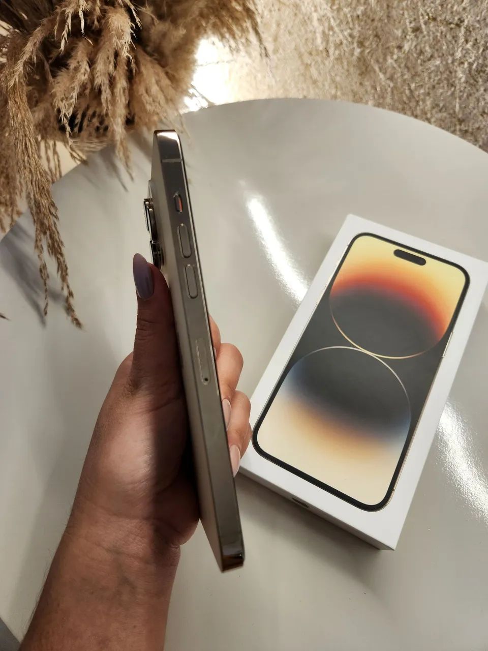 iphone 14 pro max 256 - gold - Foto 5