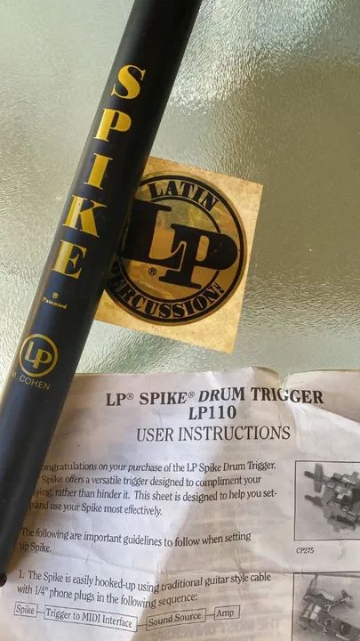 PAD MARCA LP SPIKE DRUM TRIGGER LP110 - Foto 2
