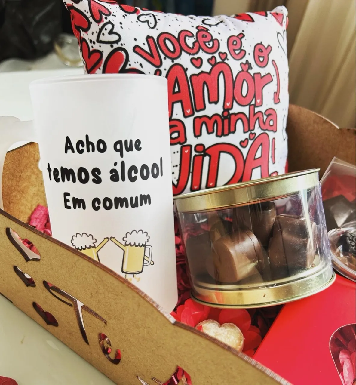 Caneca de chopp de vidro personalizada