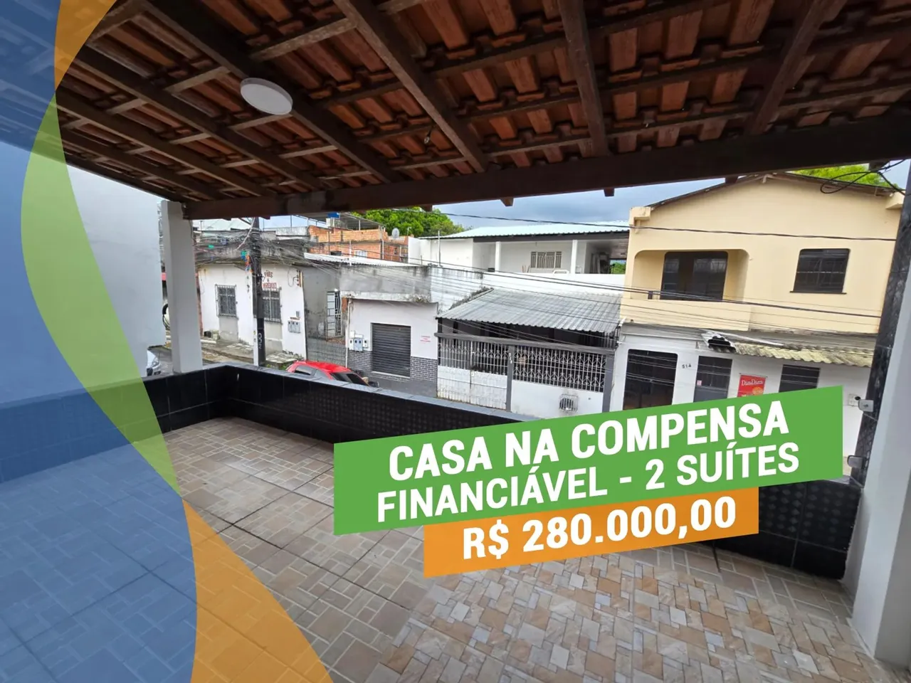 Casa na Compensa com 2 pavimentos e 2 suítes