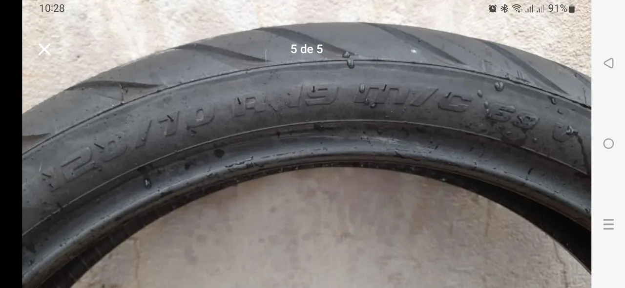 Pneu de Moto 120/70 R17
