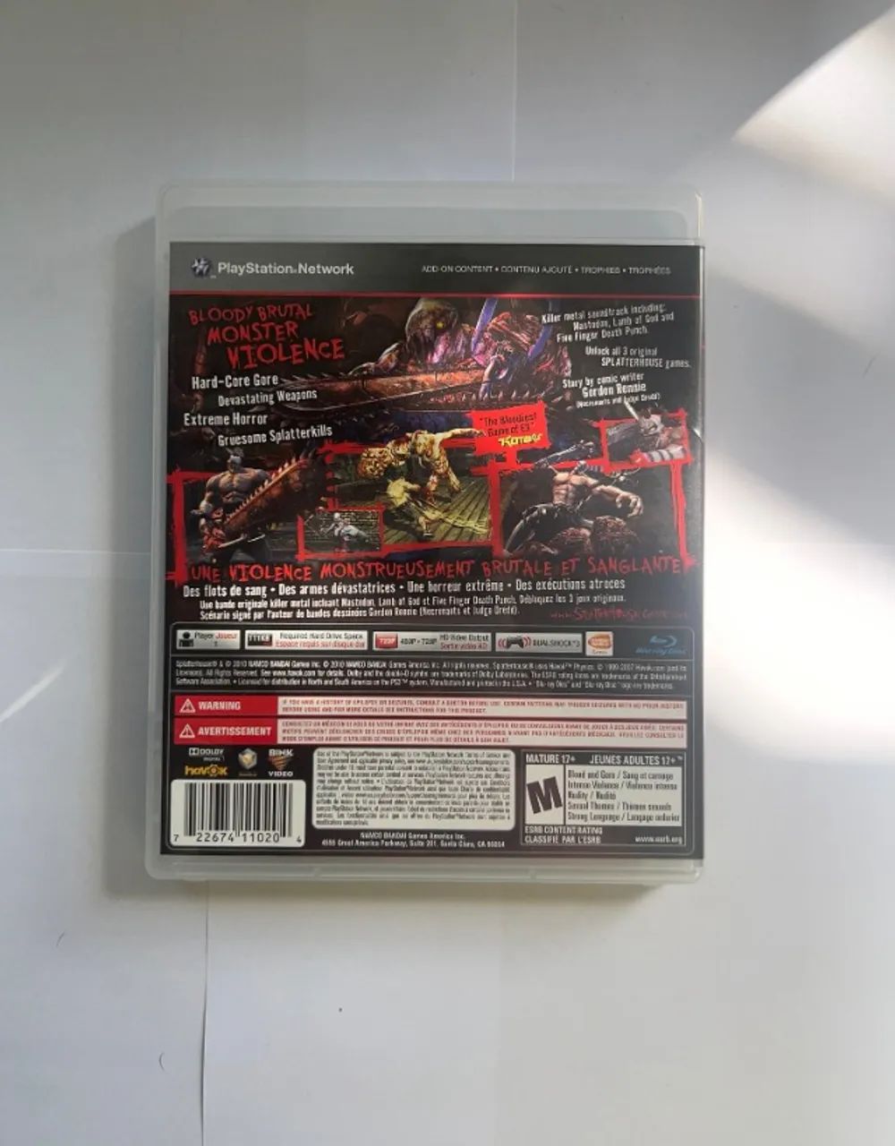 jogo splatterhouse - ps3 - Foto 2