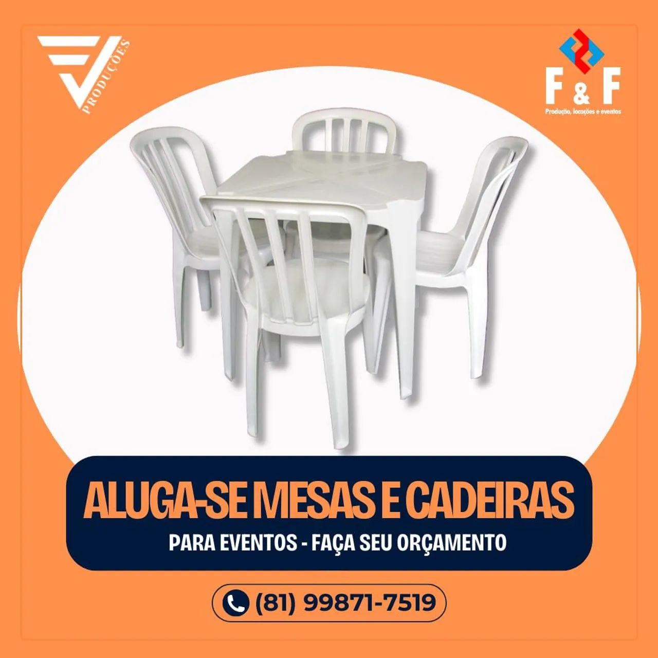 Aluguel de cadeiras,mesa,palco,som,grades disciplinado e toldos - Foto 3