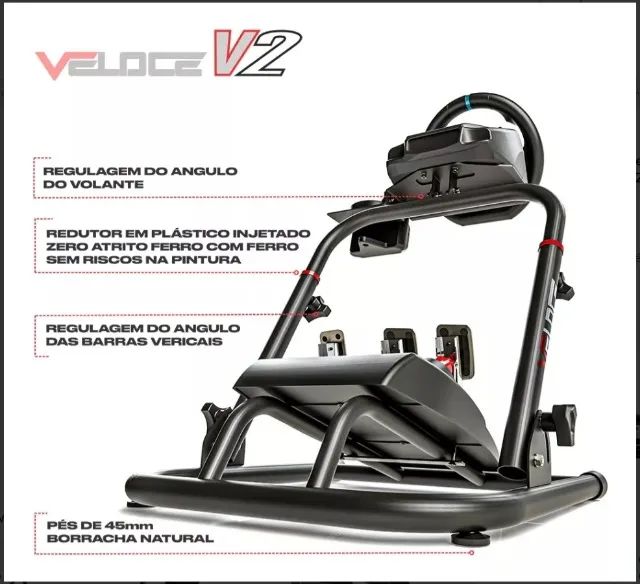 Suporte para Volante - Veloce V2 Cockpit Simulador