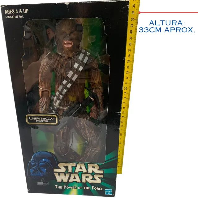 Boneco Chewbacca Star War - The Power of The Force - Hasbro - Foto 4