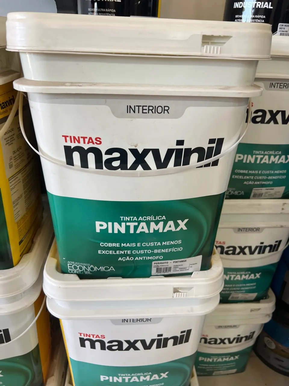 Tinta Acrílica 18l PINTAMAX Maxvinil - Interior
