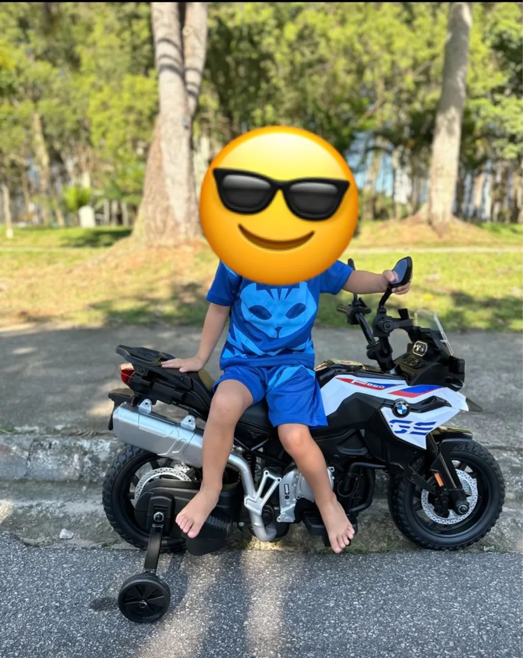 Moto Elétrica Infantil BMW GS850 - Aventura Garantida! - Foto 4