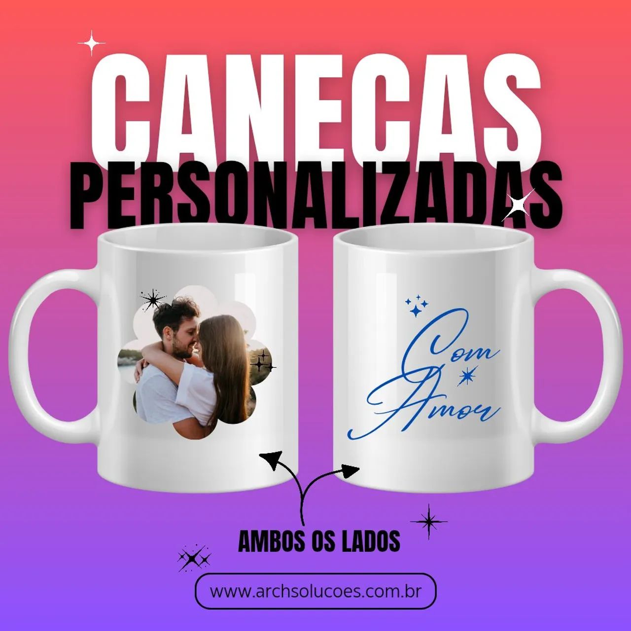 Canecas Personalizadas - Com Amor