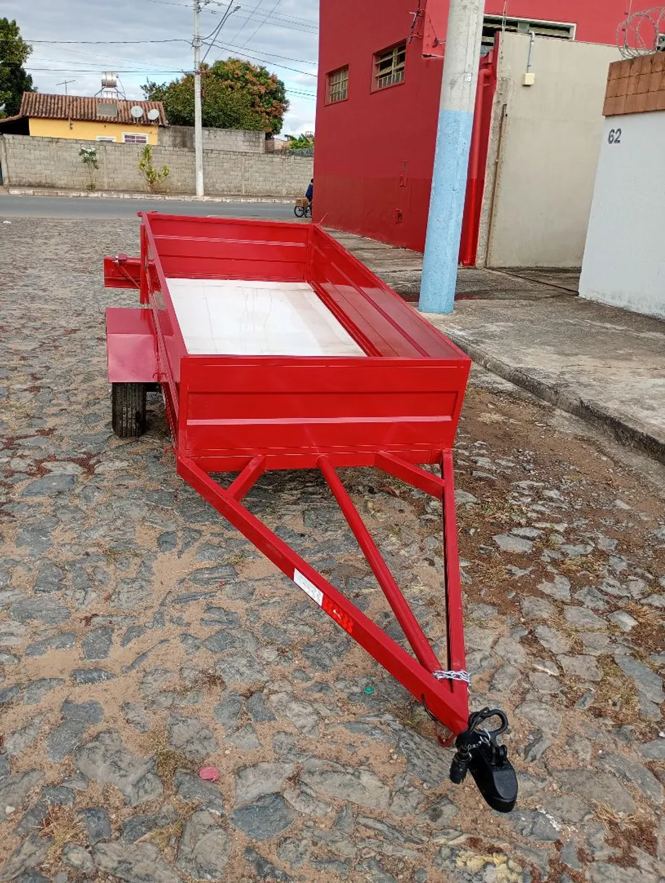 Carretinha para transporte - Vermelha