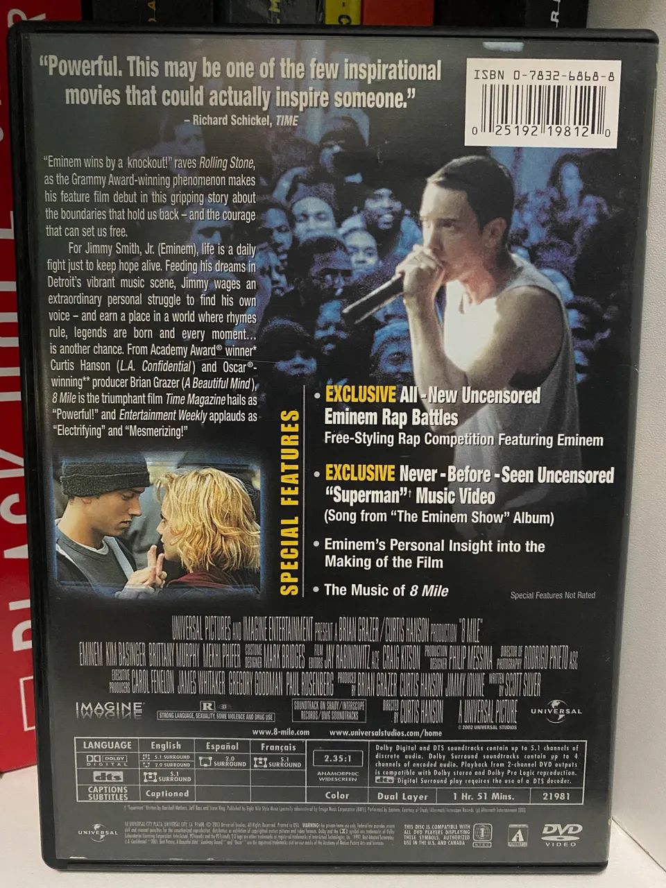 8 mile (importado) Eminem filme  - Foto 2