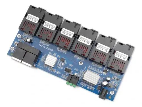 switch fibra óptica 6 portas gigabit