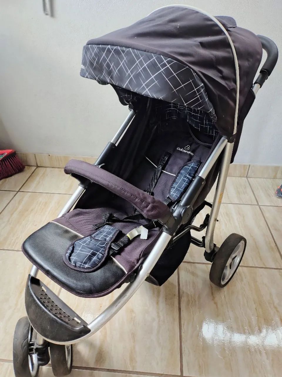 Carrinho bebe Galzerano 3 rodas - Foto 2