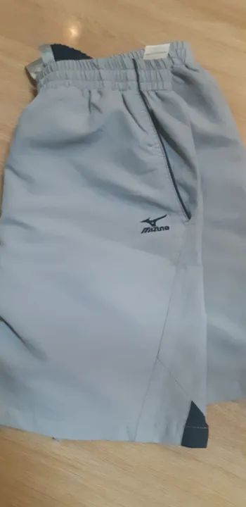Bermuda Mizuno Cinza - Foto 4