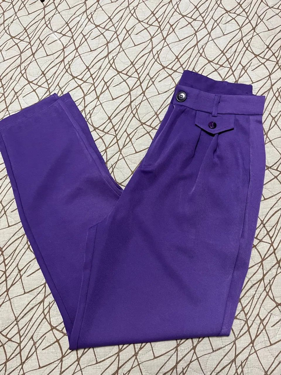 Calça cenoura roxa  - Foto 2