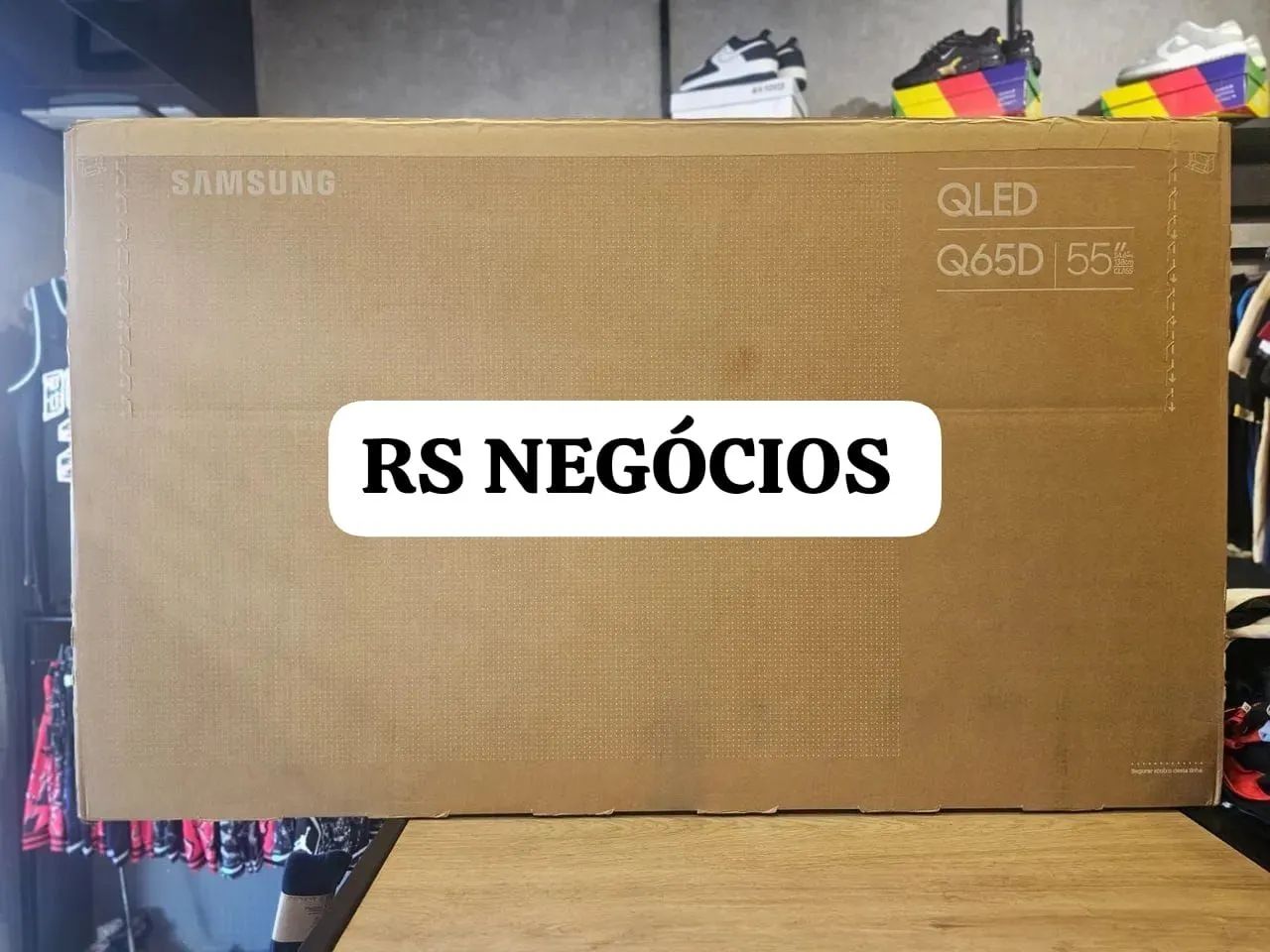 Nova Tv Samsung Qled Q65D, Lacrada + NF (Até 12x)